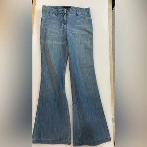 Express flare bottom jeans
